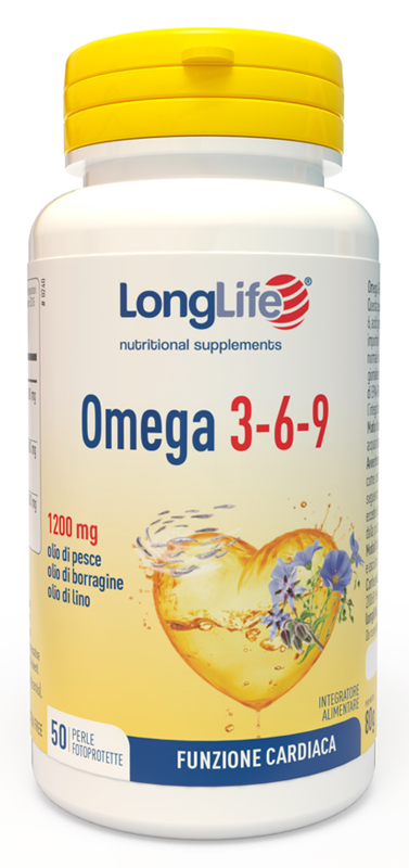 LONGLIFE OMEGA 3-6-9 50 PERLE FOTOPROTETTE - lepimpinelle.it