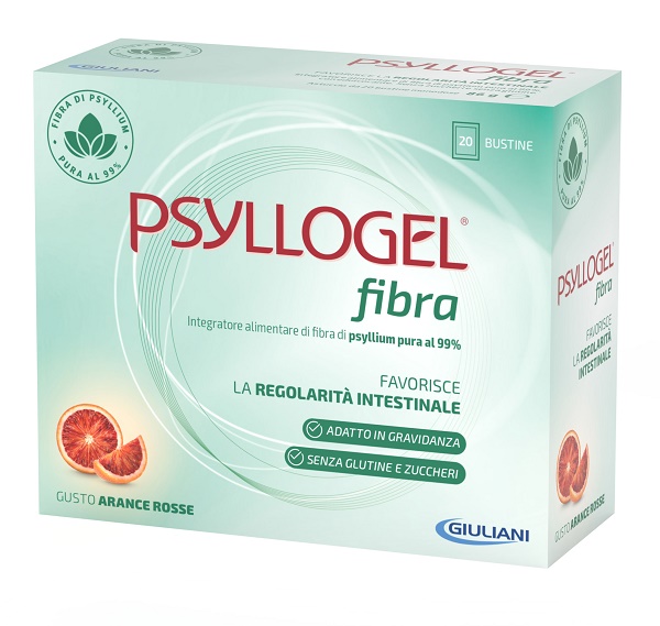 PSYLLOGEL FIBRA ARANCE ROSSE 20 BUSTINE - lepimpinelle.it