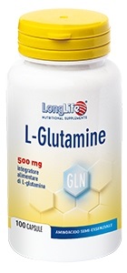 LONGLIFE L-GLUTAMINE 100 CAPSULE DI GELATINA DA 620 MG - lepimpinelle.it