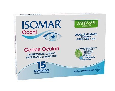 ISOMAR OCCHI GOCCE OCULARI ALL'ACIDO IALURONICO 0,20% 15 FLACONCINI - lepimpinelle.it
