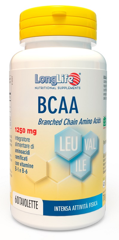 LONGLIFE BCAA 1250 MG 60 TAVOLETTE - lepimpinelle.it