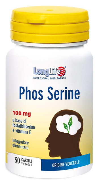 LONGLIFE PHOS SERINE 30 CAPSULE VEGETALI - lepimpinelle.it