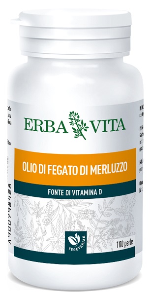 OLIO FEGATO MERLUZZO 100 PERLE 453 MG - lepimpinelle.it