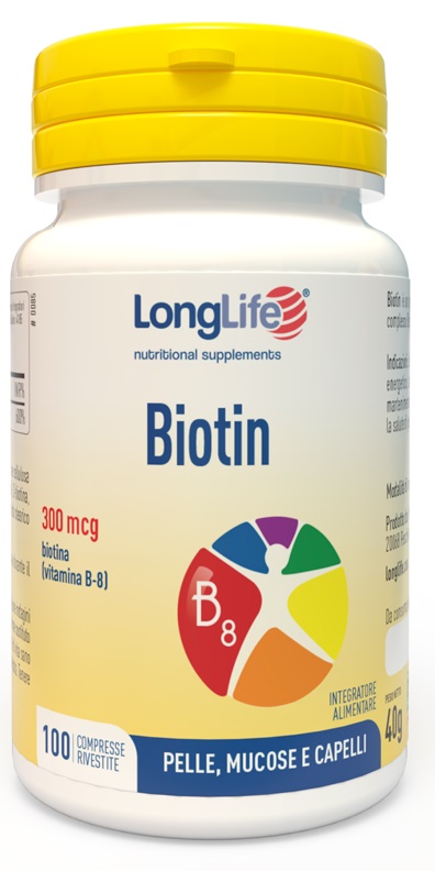 LONGLIFE BIOTIN 100 COMPRESSE - lepimpinelle.it