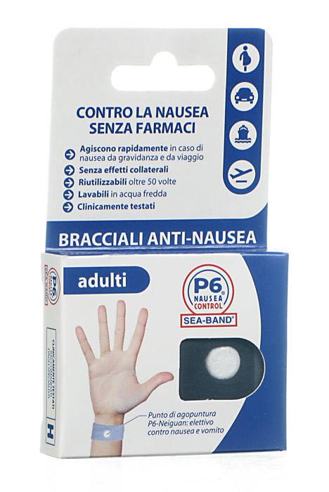 BRACCIALE ANTI NAUSEA PER ADULTI P6 NAUSEA CONTROL 2 PEZZI - lepimpinelle.it