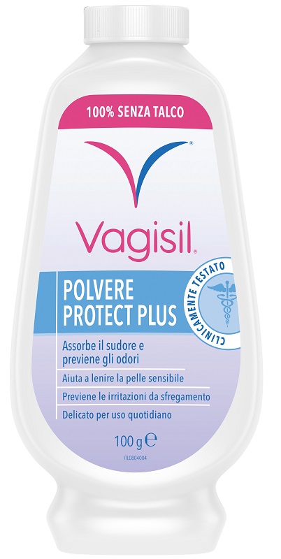 VAGISIL POLVERE PROTECT PLUS IGIENE FEMMINILE 100 G - lepimpinelle.it