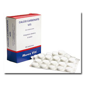 CALCIO CARBONATO VITI 60 COMPRESSE - lepimpinelle.it