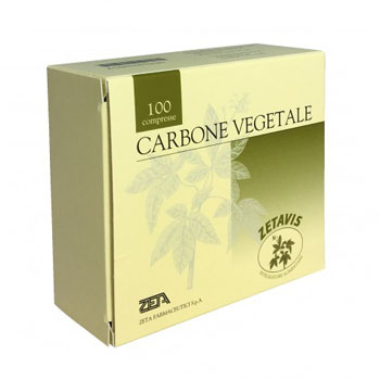 ZETAVIS CARBONE VEGETALE 100 COMPRESSE - lepimpinelle.it