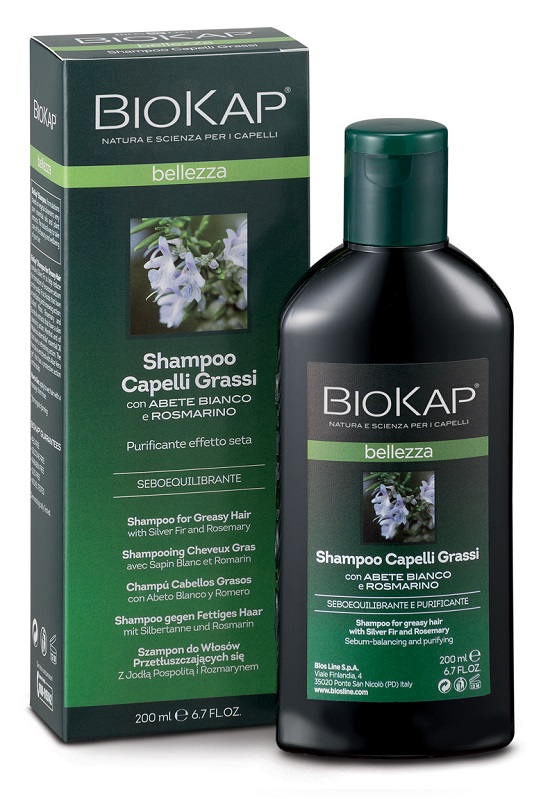 BIOKAP BELLEZZA SHAMPOO CAPELLI GRASSI 200 ML BIOSLINE - lepimpinelle.it