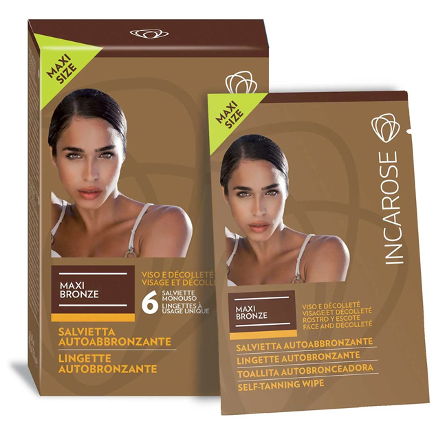 INCAROSE MAXI BRONZE 6 SALVIETTE VEG* - lepimpinelle.it