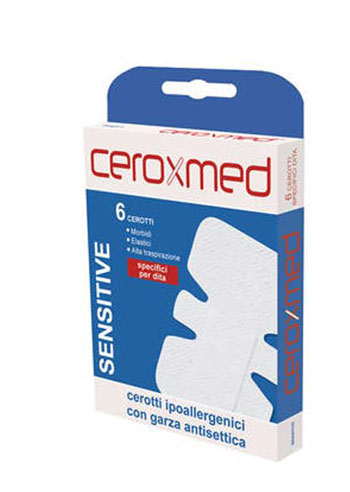 CEROTTO CEROXMED SENSITIVE FLEX SPECIFICO DITA 6 PEZZI - lepimpinelle.it