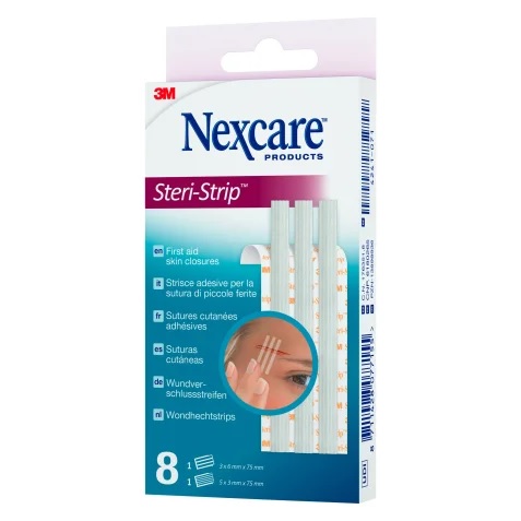 CEROTTO PER SUTURA NEXCARE STERISTRIP 6X75 MM + 3X75 MM - lepimpinelle.it