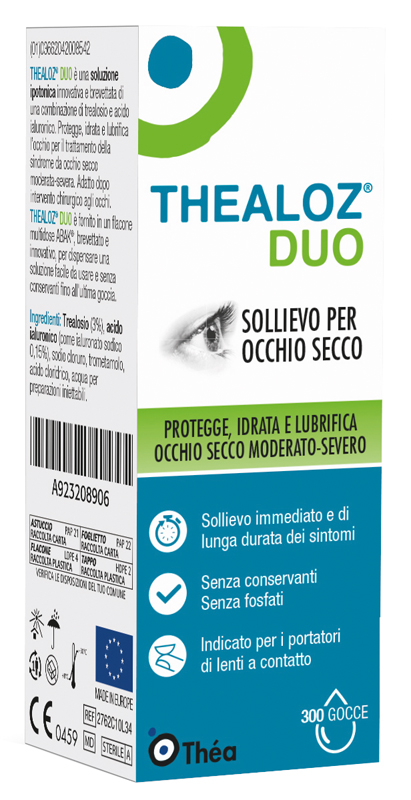 THEALOZ DUO SOLUZIONE OCULARE FLACONE 10 ML - lepimpinelle.it