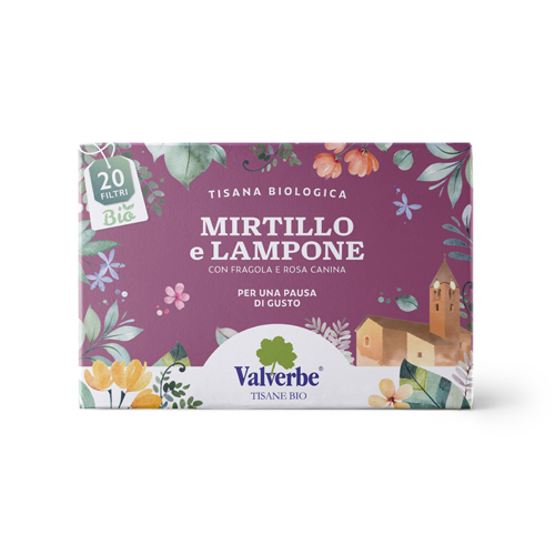 TISANA MIRTILLO E LAMPONE BIO 20 FILTRI - lepimpinelle.it