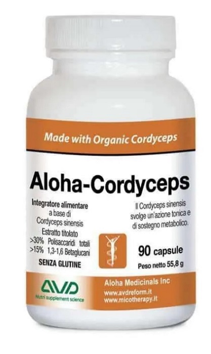 ALOHA CORDYCEPS 90 CAPSULE - lepimpinelle.it