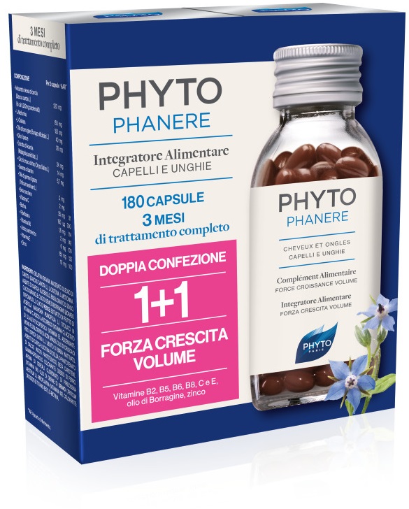 PHYTO PARIS PHYTOPHANERE INTEGRATORE ALIMENTARE CAPELLI/UNGHIE 90+90 CAPSULE - lepimpinelle.it