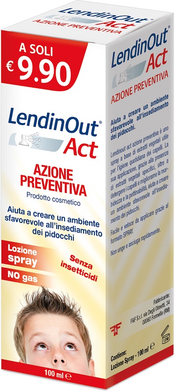 LENDINOUT ACT AZIONE PREVENTIVA SPRAY 100 ML - lepimpinelle.it