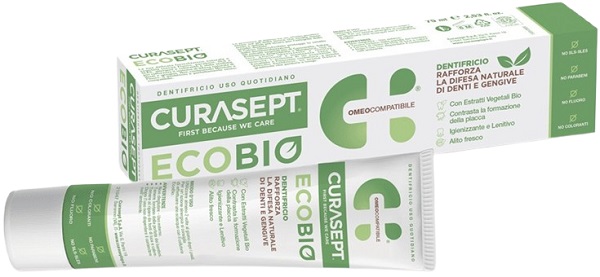 CURASEPT PHARMADENT ECOBIO DENTIFRICIO 75 ML - lepimpinelle.it
