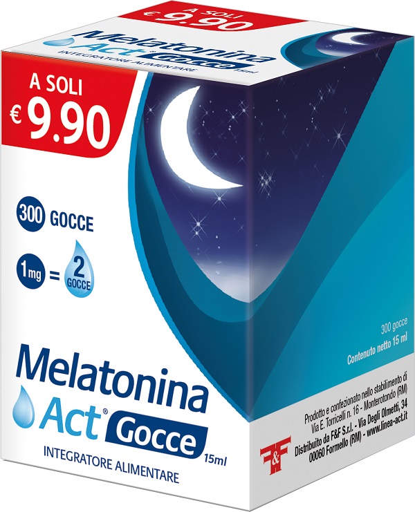 MELATONINA ACT GOCCE 15 ML - lepimpinelle.it