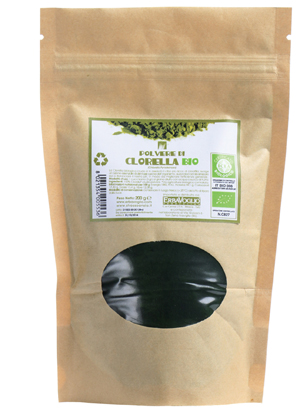 CLORELLA POLVERE BIOLOGICO 200G - lepimpinelle.it