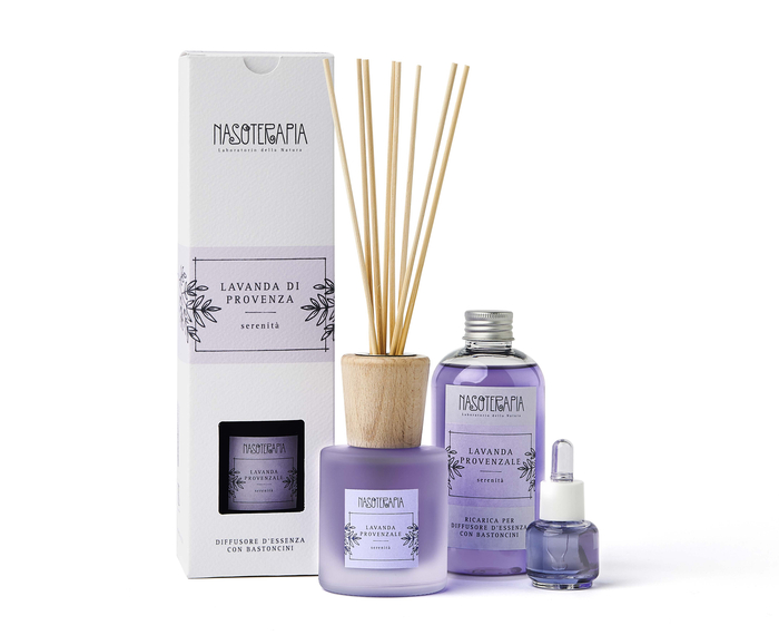 DIFFUSORE BASTONCINI LAVANDA DI PROVENZA 100 ML - lepimpinelle.it
