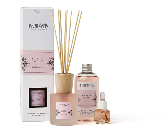 RICARICA PER DIFFUSORE BASTONCINI 250 ML FIORI DI COTONE - lepimpinelle.it