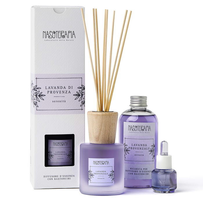 DIFFUSORE BASTONCINI LAVANDA DI PROVENZA RICARICA - lepimpinelle.it