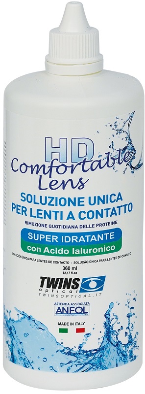 HD COMFORT LENS SOLUZIONE UNICA PER LENTI A CONTATTO 360 ML - lepimpinelle.it