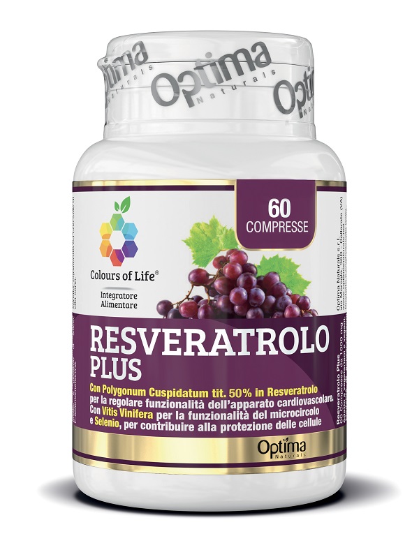 COLOURS OF LIFE RESVERATROLO PLUS 60 COMPRESSE 1000 MG - lepimpinelle.it
