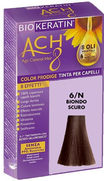 BIOKERATIN ACH8 COLOR PRODIGE 6/N BIONDO SCURO - lepimpinelle.it