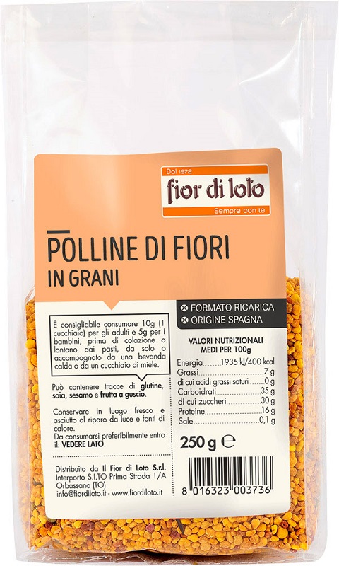 POLLINE IN GRANI RICARICA 250 G - lepimpinelle.it