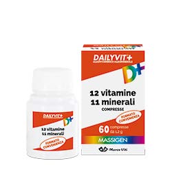 MASSIGEN DAILYVIT 12 VITAMINE 11 MINERALI 60 COMPRESSE RIVESTITE - lepimpinelle.it
