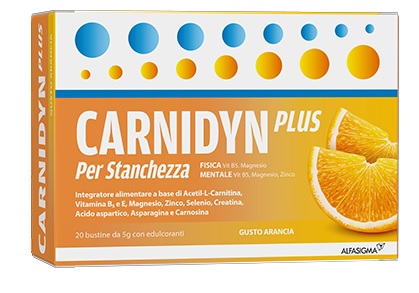 CARNIDYN PLUS 20 BUSTINE DA 5 G GUSTO ARANCIA - lepimpinelle.it