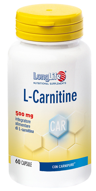 LONGLIFE L-CARNITINE 60 CAPSULE DI GELATINA DA 960 MG - lepimpinelle.it