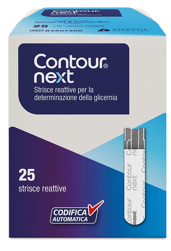 STRISCE MISURAZIONE GLICEMIA CONTOUR NEXT 25 PEZZI - lepimpinelle.it