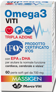 OMEGA3 VITI TRIPLA AZIONE 60 PERLE - lepimpinelle.it