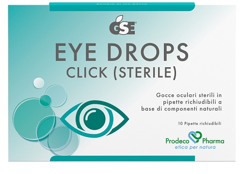 GSE EYE DROPS CLICK GOCCE OCULARI 10 PIPETTE 0,5 ML - lepimpinelle.it