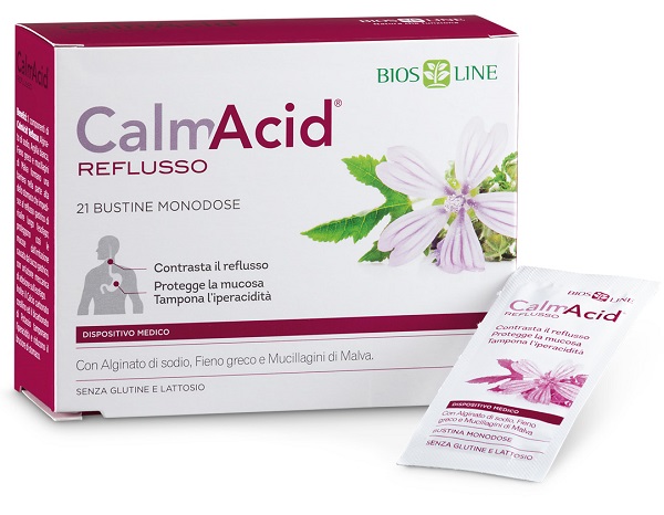 BIOSLINE CALMACID REFLUSSO 21 BUSTINE MONODOSE - lepimpinelle.it