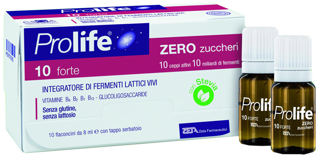 PROLIFE 10 MILIARDI ZERO ZUCCHERO 10 FLACONI DA 8 ML - lepimpinelle.it