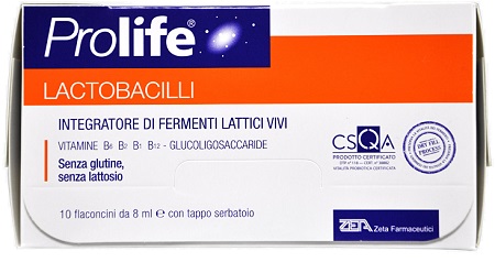 PROLIFE LACTOBACILLI 10 FLACONCINI 8 ML - lepimpinelle.it