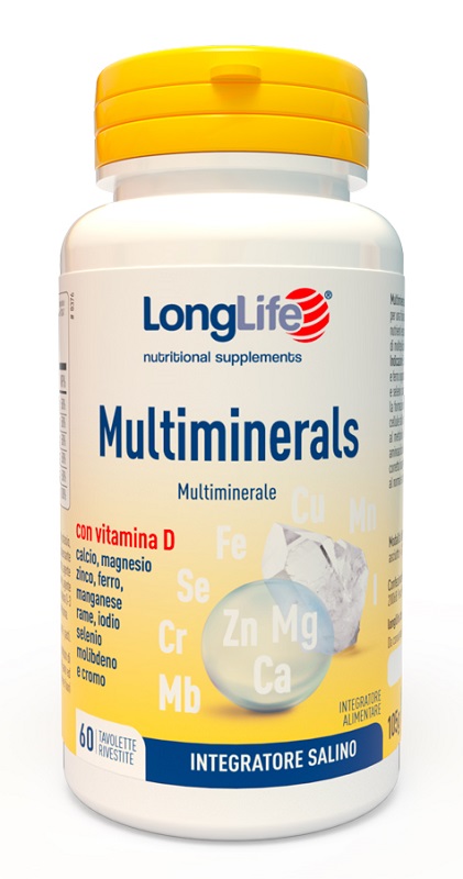 LONGLIFE MULTIMINERALS 60 TAVOLETTE RIVESTITE - lepimpinelle.it