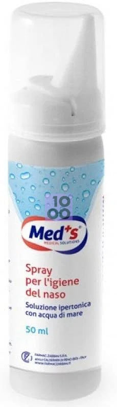 SPRAY MEDS IPERTONICO ACQUA NASO 50 ML - lepimpinelle.it
