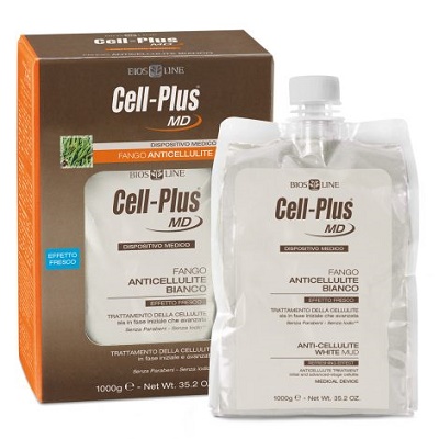 CELL PLUS MD FANGO BIANCO ANTICELLULITE EFFETTO FRESCO 1 KG - lepimpinelle.it