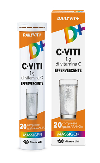 MASSIGEN VITAMINA C 1G EFFERVESCENTE 20 COMPRESSE - lepimpinelle.it