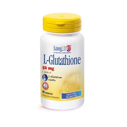 LONGLIFE L-GLUTATHIONE 50 MG 90 COMPRESSE - lepimpinelle.it