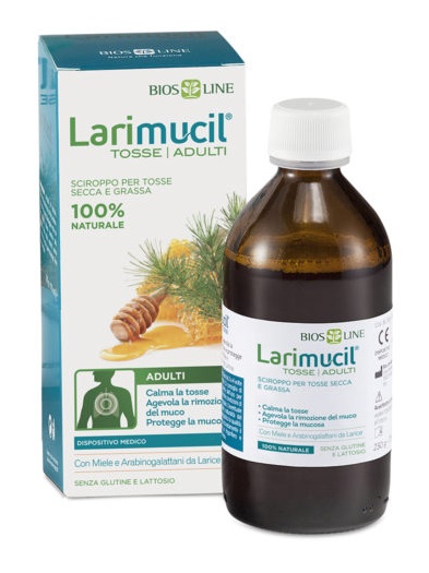 LARIMUCIL TOSSE TOSSE ADULTI SCIROPPO CE 0476V 230 G 175 ML - lepimpinelle.it