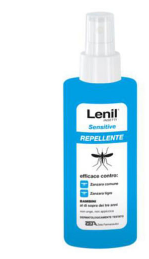 LENIL INSETTI SENSITIVE EMULSIONE ANTIZANZARA IN FLACONE + POMPA DISPENSER 100 ML - lepimpinelle.it