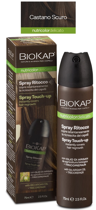 BIOS LINE BIOKAP NUTRIDEL SPRAY RITOCCO CASTANO SCURO 75 ML - lepimpinelle.it