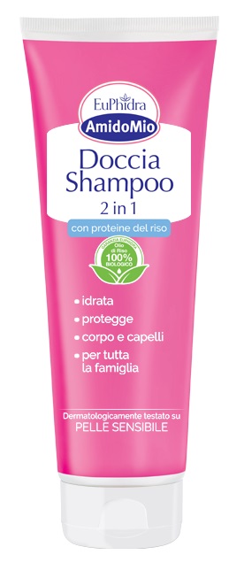 EUPHIDRA AMIDOMIO DOCCIA SHAMPOO 2 IN 1 250 ML - lepimpinelle.it