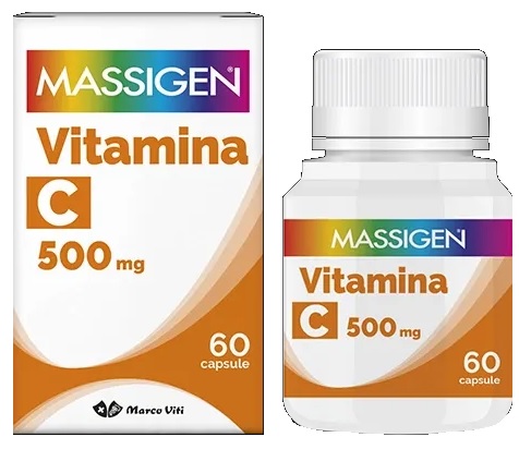 MASSIGEN C VITI 500MG DI VITAMINA C 60 CAPSULE - lepimpinelle.it